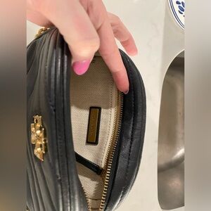 Black Leather Crossbody Bag